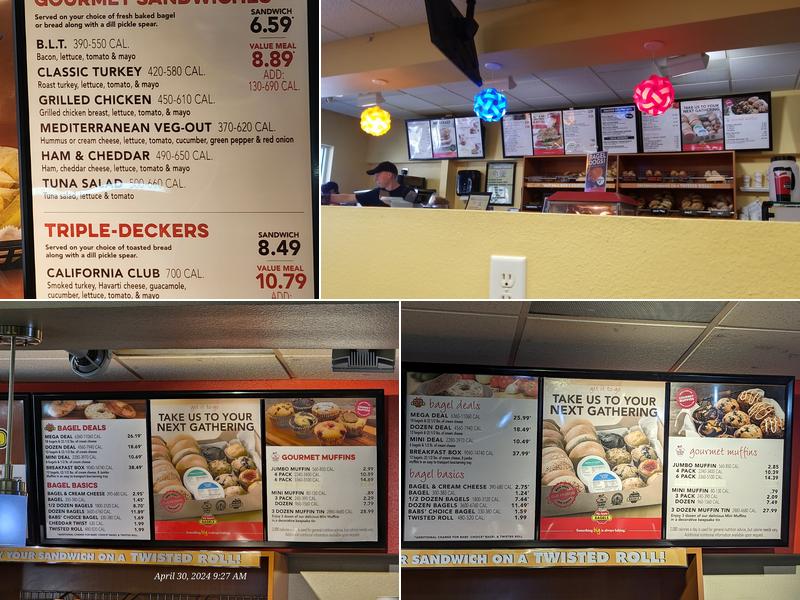 Big Apple Bagels Menu