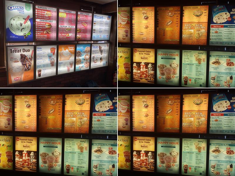 Dairy Queen Store Menu