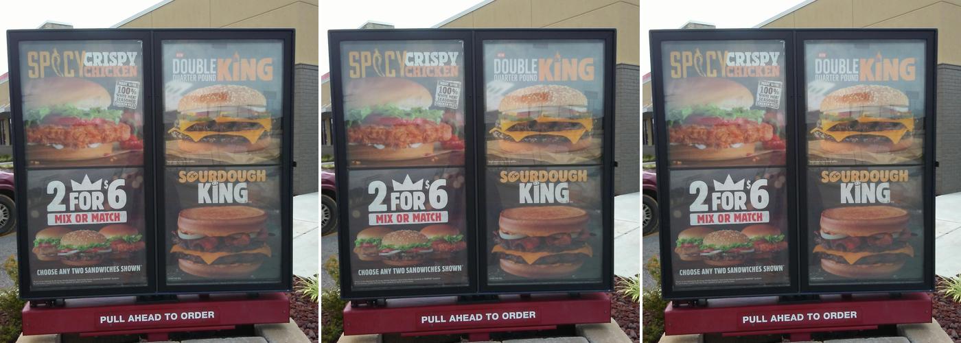 Burger King Menu
