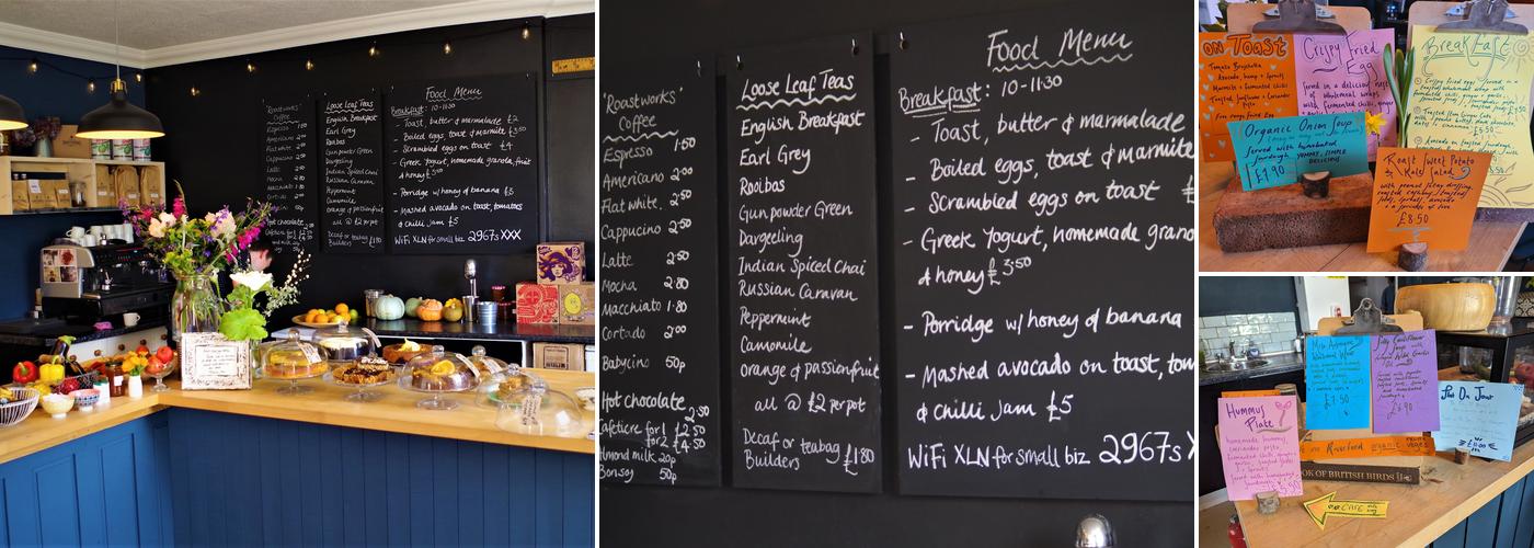 Harbour House Cafe Menu