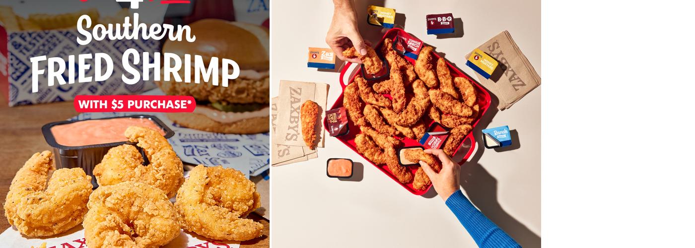 Zaxbys Chicken Fingers & Buffalo Wings Menu