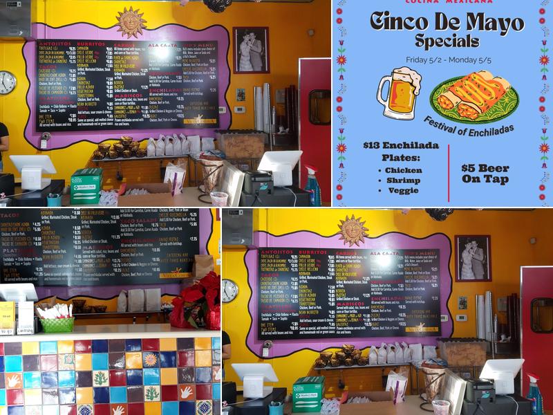 Villa Corona Menu