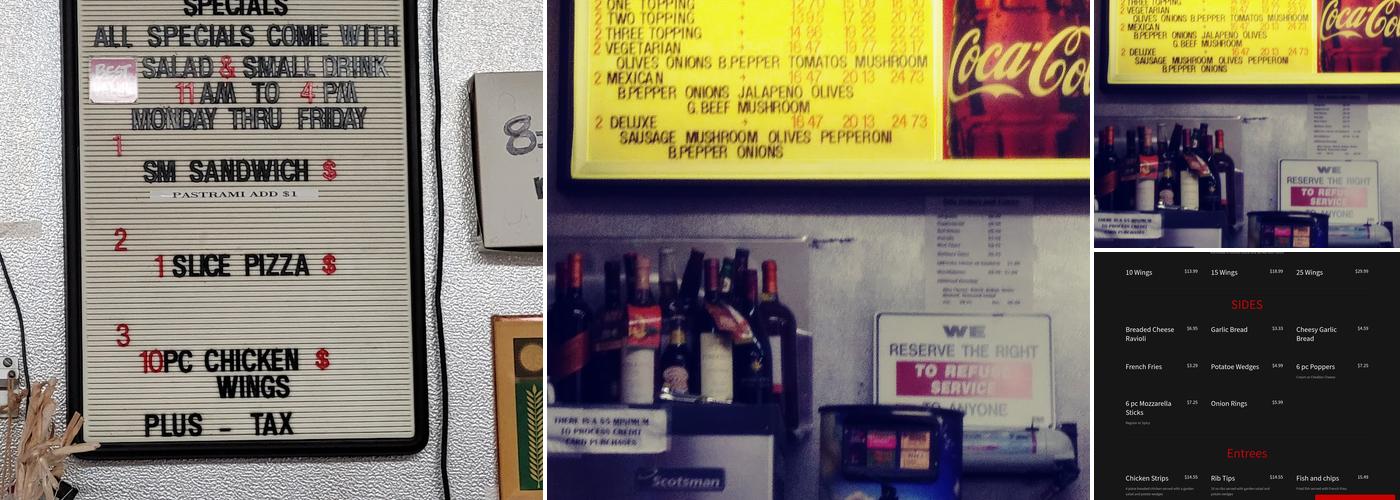 Dominguez Pizza Carson Menu