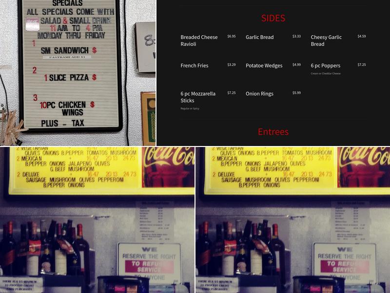 Dominguez Pizza Carson Menu