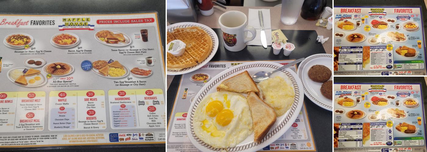Waffle House Menu