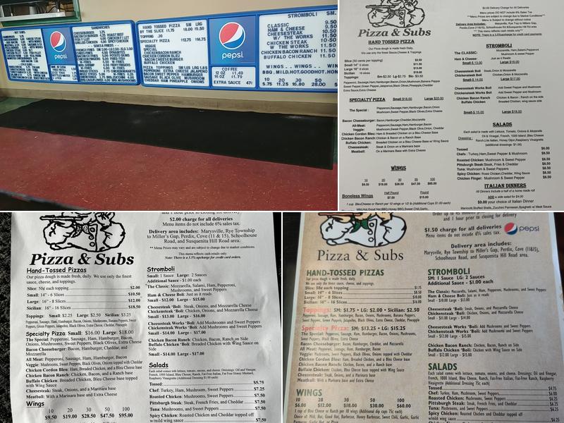 Zeiderelli's Pizza & Subs Menu