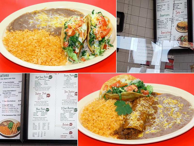 Chile Verde Menu