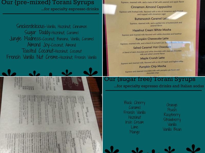 Downtown Coffee Co. Menu