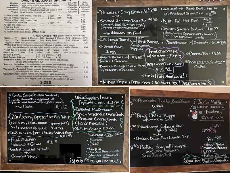Buzz Cafe & Oxen House Menu