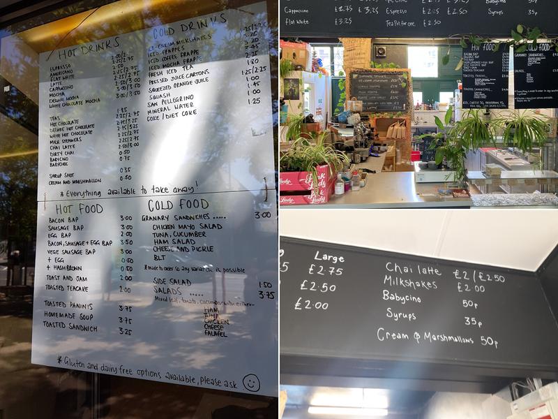 Jess & Jimmy's Coffee Menu