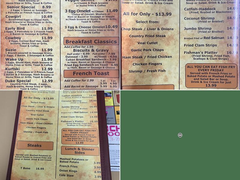 2 Minutes Restaurant Menu