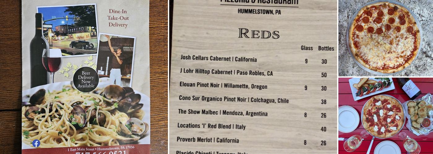 Jo Jo's Pizza Hummelstown Menu