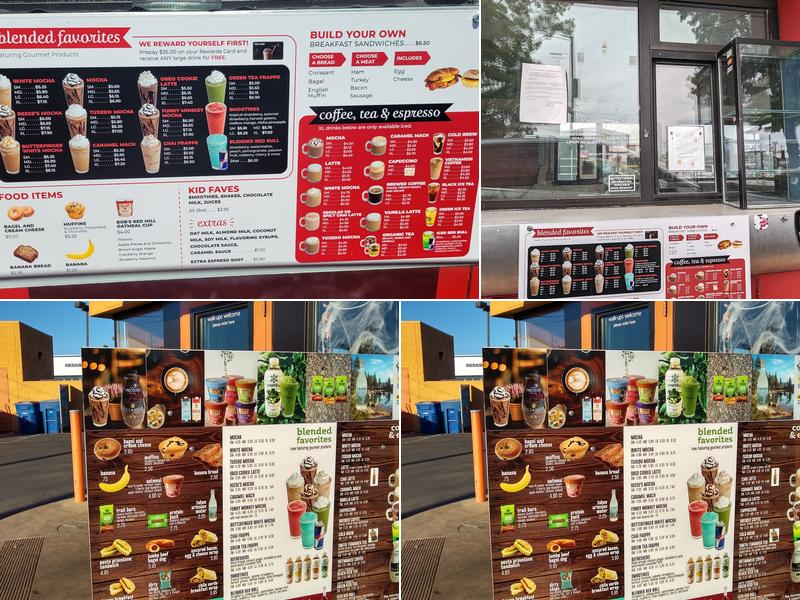 Pacific Green Coffee Menu