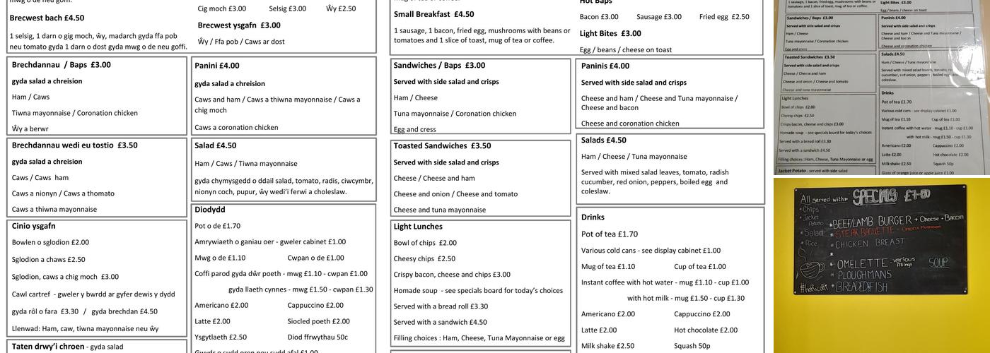 Hoffi Coffi & Laundrette Menu