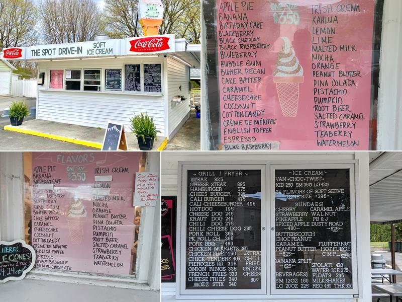 Spot Drive-In Menu