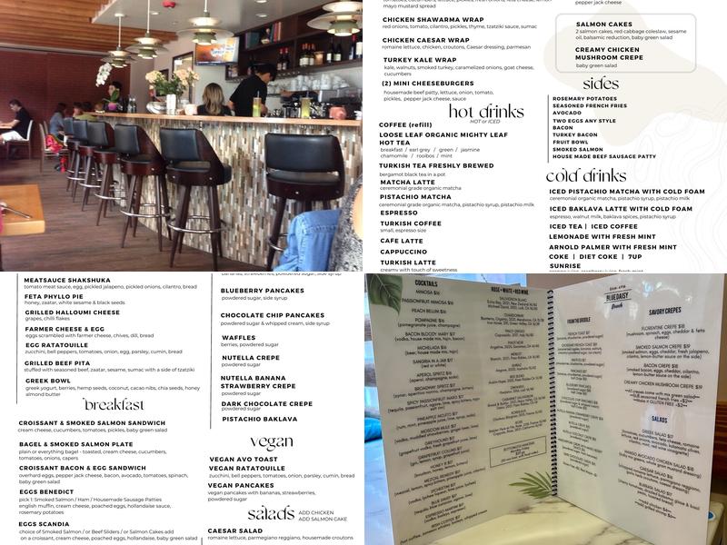 Blue Daisy Menu