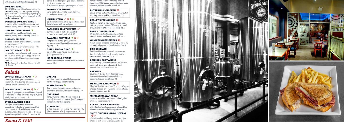 Fegley's Bethlehem Brew Works Menu