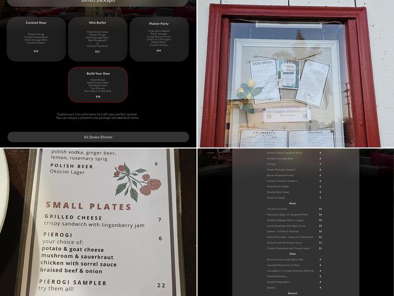 Solidarity Menu