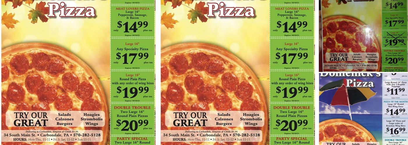 Domenick's Menu