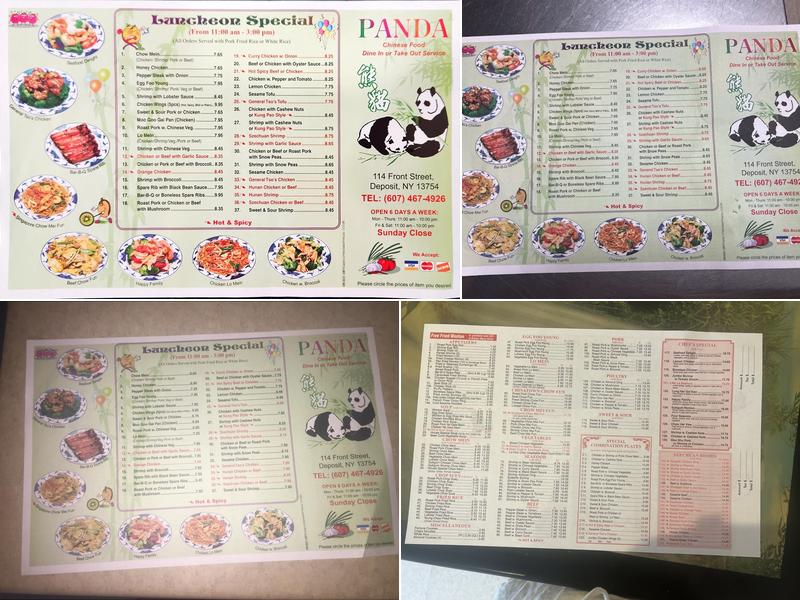 Panda Menu