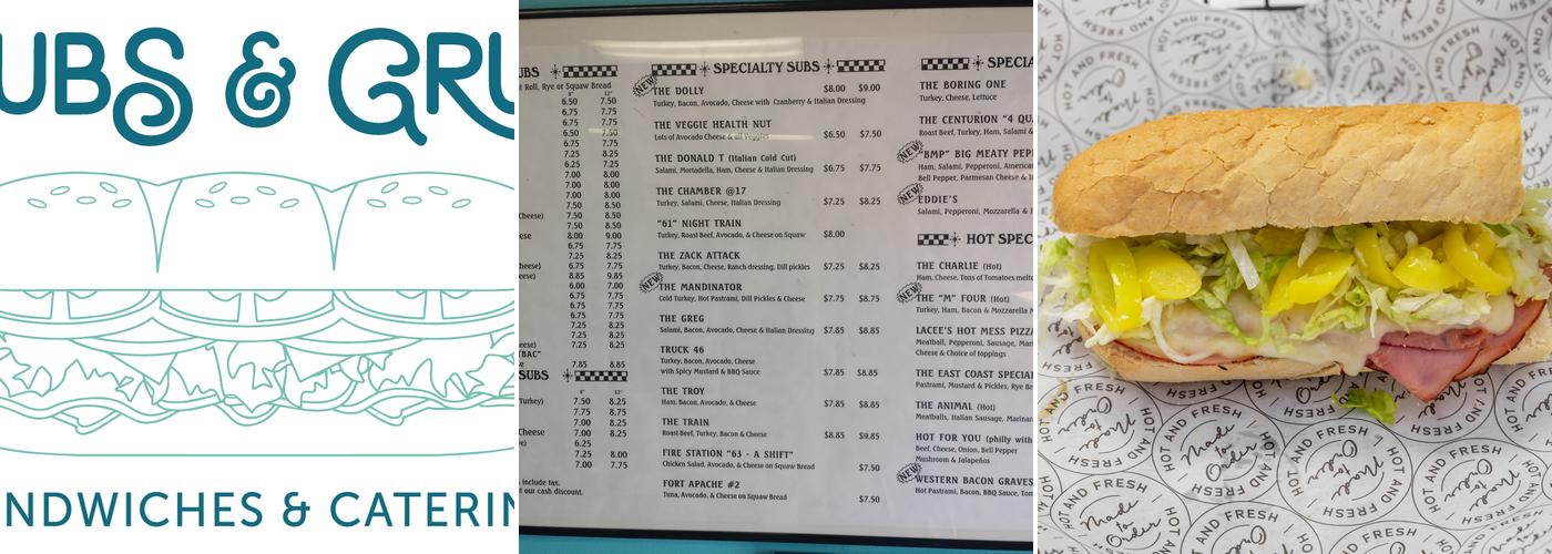 Subs N Grub Menu