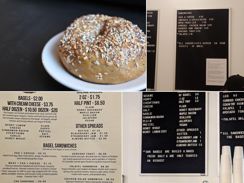 Native Bagel Company Menu