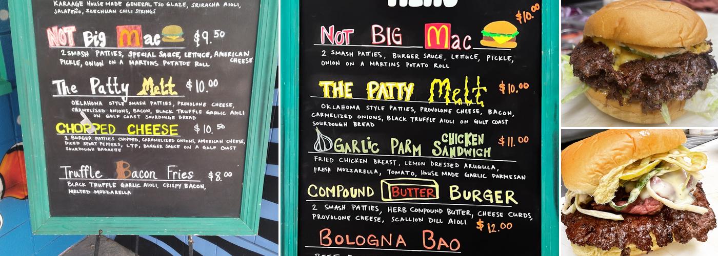 Dairy Rich Menu