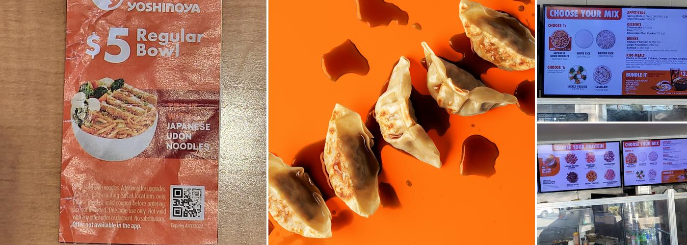 Yoshinoya Stanton Menu