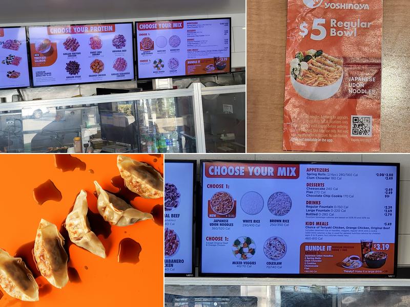 Yoshinoya Stanton Menu