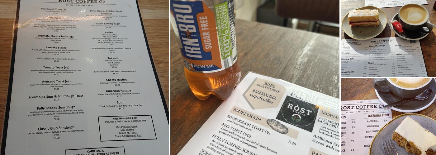 Ròst Coffee Co Menu