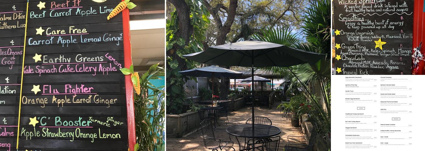 Courtyard Cafe Menu