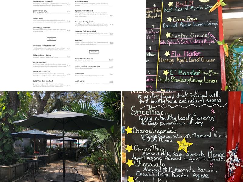 Courtyard Cafe Menu