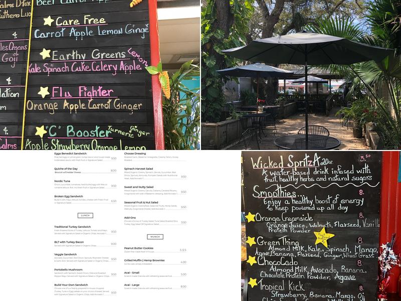 Courtyard Cafe Menu