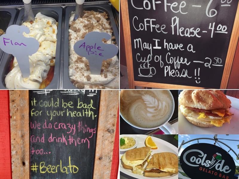 Coolside Gelato Bar Menu