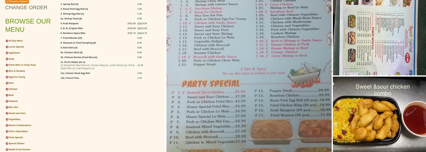 China Wok Menu