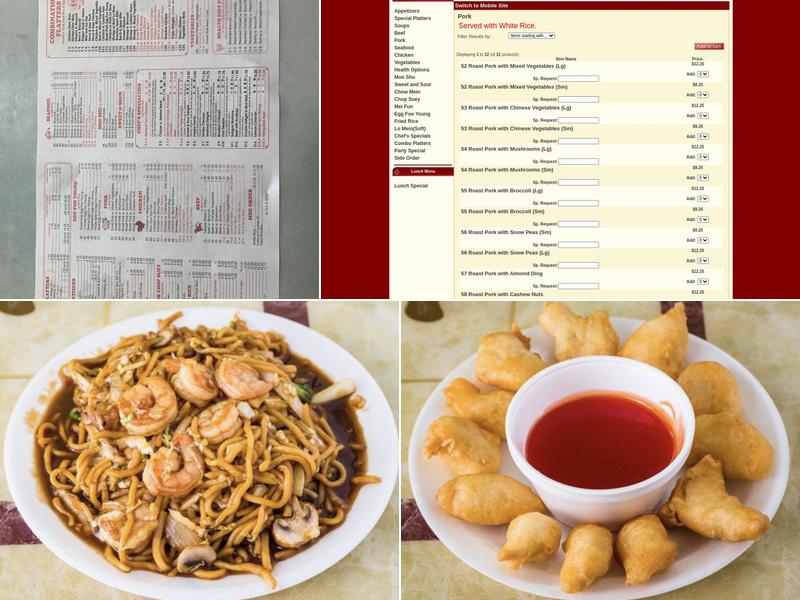 China House Menu