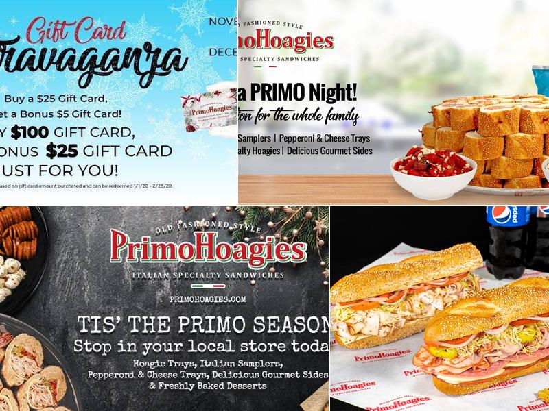 PrimoHoagies Menu