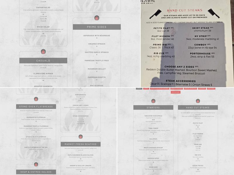 FlameStone Menu
