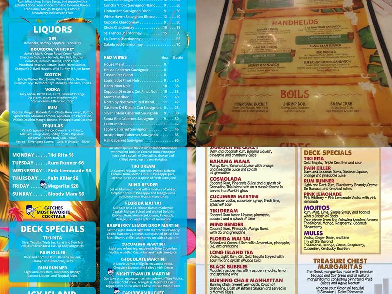 Rum River Bar & Grille Menu