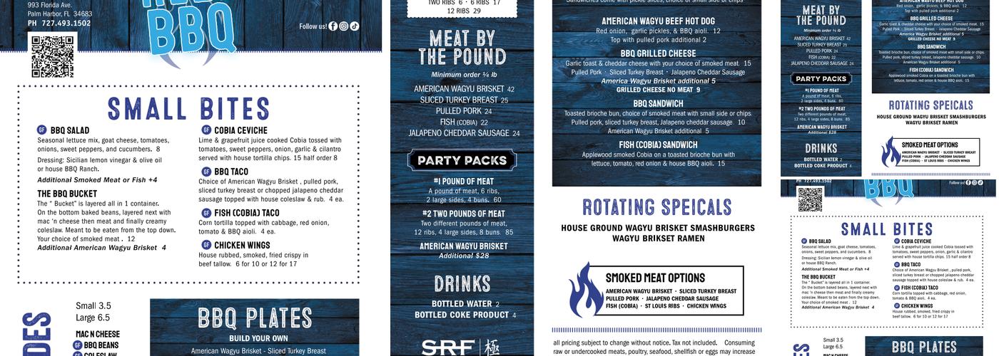 Reel Bbq Menu