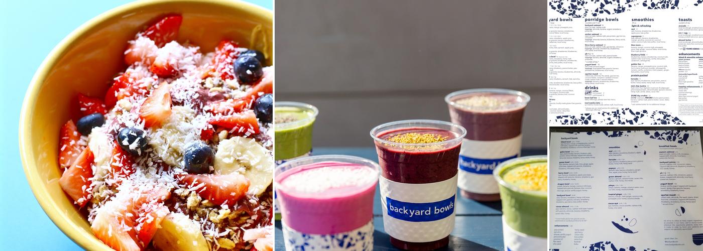 Backyard Bowls Menu