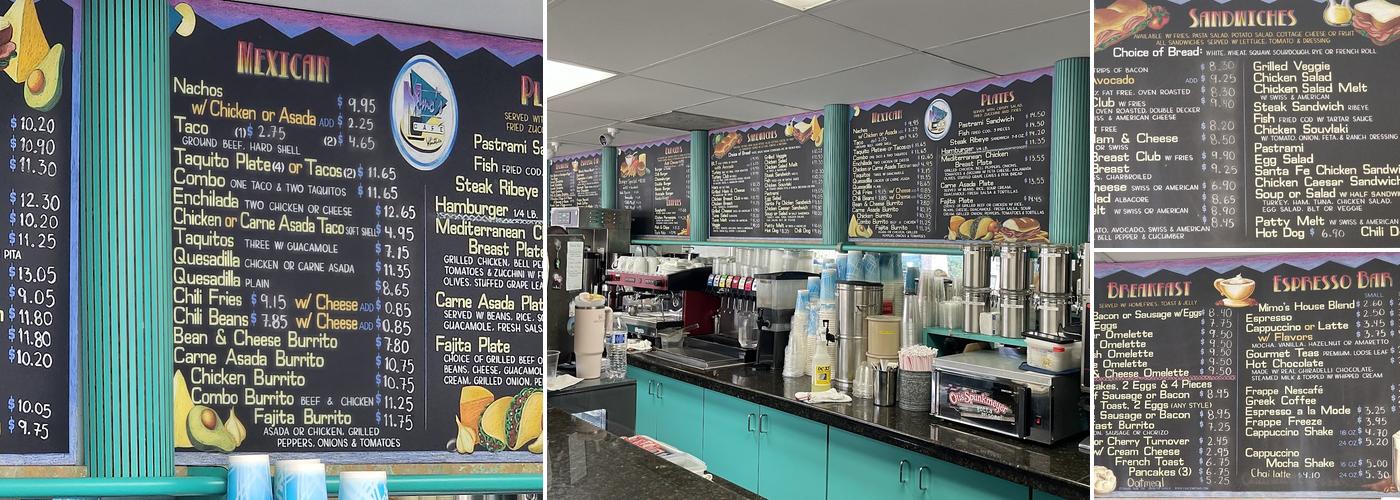 Mimo's Cafe Menu