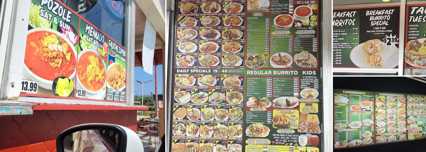 Molcasalsa Taco Shop Mexican Food Menu