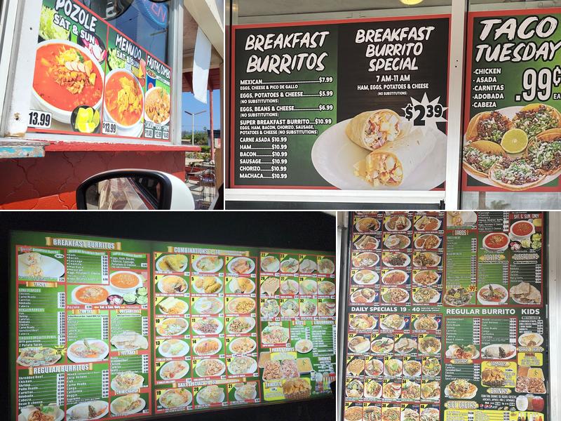 Molcasalsa Taco Shop Mexican Food Menu