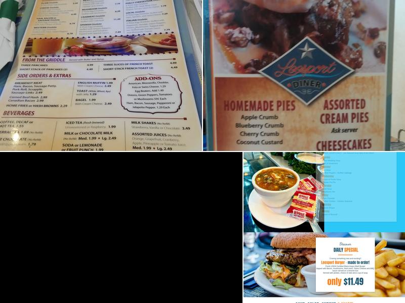 Leesport Diner Menu