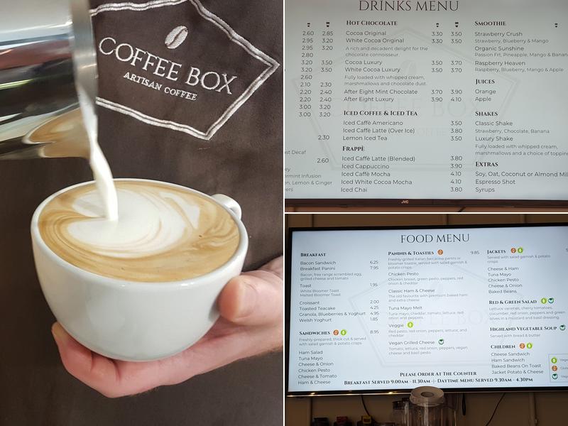 Coffee Box Menu