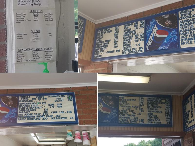 Emma's Frosty Kreme & Pizza Menu