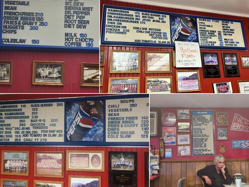 Hickie's Hamburger Inn Menu