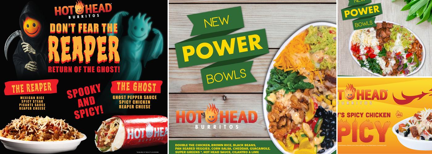 Hot Head Burritos Menu