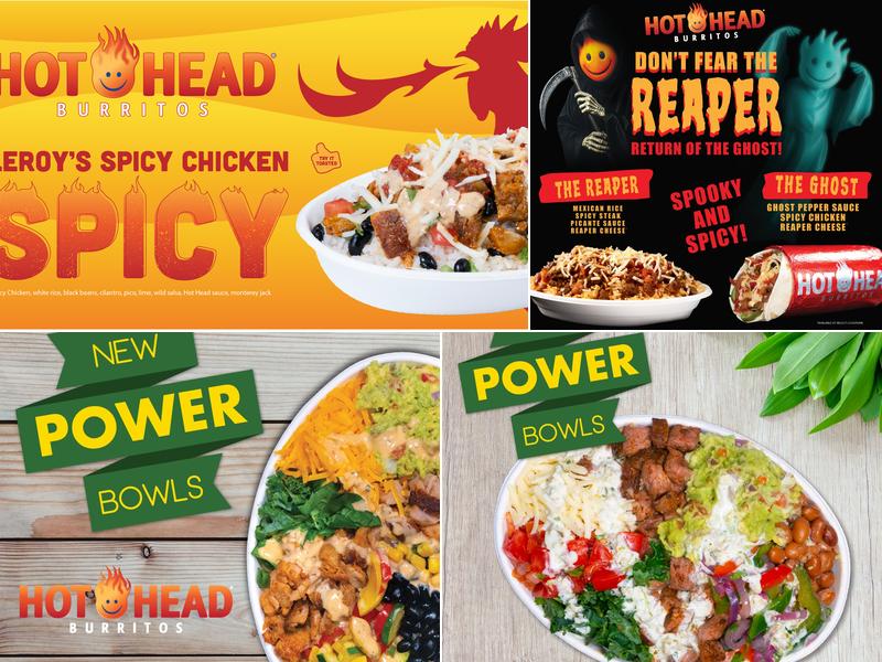 Hot Head Burritos Menu